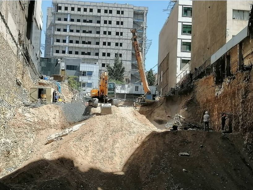 گزارش روند پیشرفت پروژه ساختمان شماره 2 وزارت جهاد کشاورزی در نیمه اول خرداد 1403