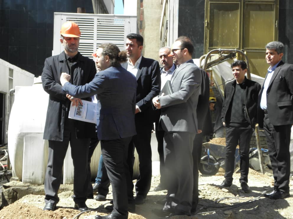 بازدید معاون توسعه مدیریت وزارت جهاد کشاورزی از پروژه ساختمان شماره 2